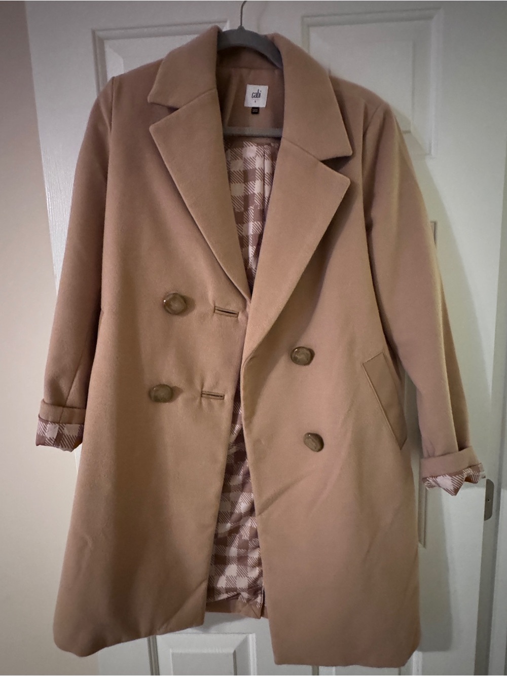 CAbi Camel Double-Breasted Pea Coat Heritage Coat never worn